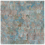 Safavieh Anatolia 403 Hand Tufted Modern Rug Teal / Green Polyester Pile