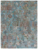 Safavieh Anatolia 403 Hand Tufted Modern Rug Teal / Green Polyester Pile