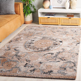 Safavieh Anatolia 404 Hand Tufted Modern Rug Light Brown / Grey Polyester Pile