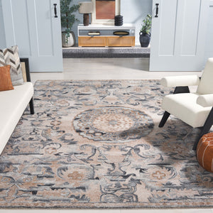 Safavieh Anatolia 404 Hand Tufted Modern Rug Light Brown / Grey Polyester Pile