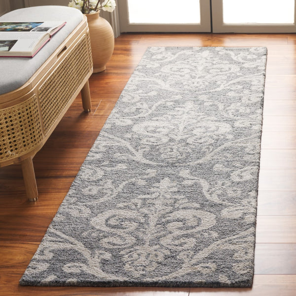 Safavieh Anatolia 405 Hand Tufted Transitional Rug Grey Polyester Pile