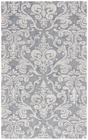 Safavieh Anatolia 405 Hand Tufted Transitional Rug Grey Polyester Pile