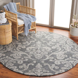 Safavieh Anatolia 405 Hand Tufted Transitional Rug Grey Polyester Pile