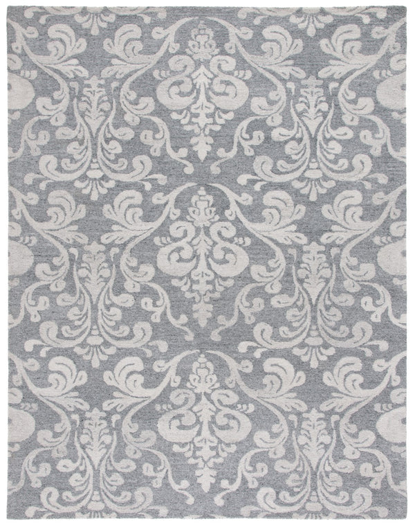 Safavieh Anatolia 405 Hand Tufted Transitional Rug Grey Polyester Pile