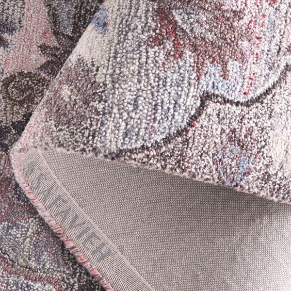 Safavieh Anatolia 406 Hand Tufted Transitional Rug Brown / Pink Polyester Pile