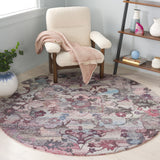 Safavieh Anatolia 406 Hand Tufted Transitional Rug Brown / Pink Polyester Pile