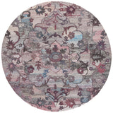 Safavieh Anatolia 406 Hand Tufted Transitional Rug Brown / Pink Polyester Pile