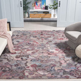 Safavieh Anatolia 406 Hand Tufted Transitional Rug Brown / Pink Polyester Pile