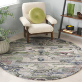 Safavieh Anatolia 408 Hand Tufted Transitional Rug Grey / Green Polyester Pile