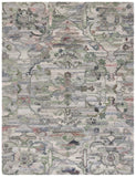 Safavieh Anatolia 408 Hand Tufted Transitional Rug Grey / Green Polyester Pile