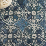 Safavieh Anatolia 410 Hand Tufted Transitional Rug Navy / Beige Polyester Pile