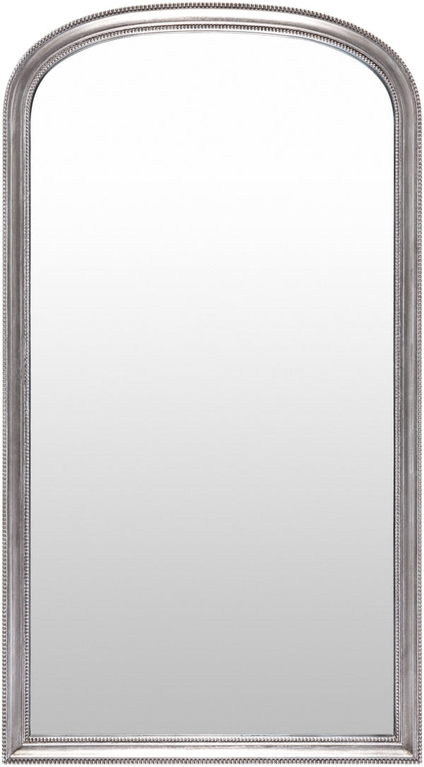 Nalanda ANAN-003 65"H x 35"W x 2"D Full Length Mirror ANAN003-6535  Frame: Metallic - Silver Surya