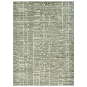 Amer Rugs Anna Hand-knotted Area Rug Crafted From Premium Wool And Viscose For Timeless Elegance And Style Sea Spray Wool, Art Silk (Viscose) Ann21014