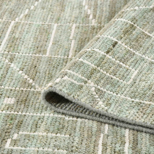 Amer Rugs Anna Hand-knotted Area Rug Crafted From Premium Wool And Viscose For Timeless Elegance And Style Sea Spray Wool, Art Silk (Viscose) Ann21014