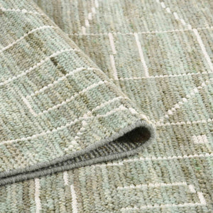 Amer Rugs Anna Hand-knotted Area Rug Crafted From Premium Wool And Viscose For Timeless Elegance And Style Sea Spray Wool, Art Silk (Viscose) Ann21014