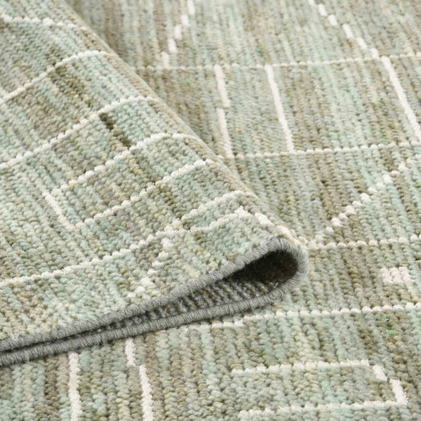 Amer Rugs Anna Hand-knotted Area Rug Crafted From Premium Wool And Viscose For Timeless Elegance And Style Sea Spray Wool, Art Silk (Viscose) Ann21014