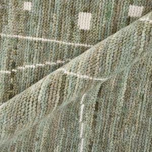 Amer Rugs Anna Hand-knotted Area Rug Crafted From Premium Wool And Viscose For Timeless Elegance And Style Sea Spray Wool, Art Silk (Viscose) Ann21014