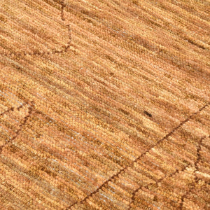 Amer Rugs Anna Modern Geometric Hand-knotted Area Rug In Luxurious New Zealand Wool For Timeless Elegance Rust,Orange Wool, Viscose Ann70203