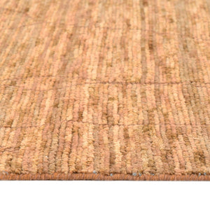 Amer Rugs Anna Modern Geometric Hand-knotted Area Rug In Luxurious New Zealand Wool For Timeless Elegance Rust,Orange Wool, Viscose Ann70203