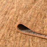AMER Rugs Anna  ANN-7 Hand-Knotted Handmade Raw Handspun New Zealand Wool Transitional Geometric Rug Dark Gold 2'6" x 8'