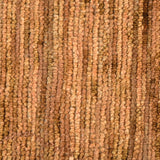 AMER Rugs Anna  ANN-7 Hand-Knotted Handmade Raw Handspun New Zealand Wool Transitional Geometric Rug Dark Gold 2'6" x 8'
