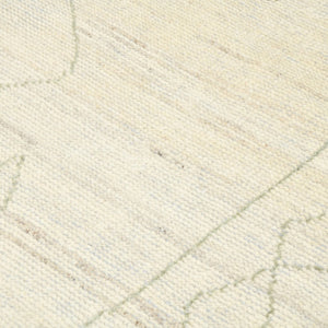 Amer Rugs Anna Modern Geometric Hand-knotted Area Rug In Luxurious New Zealand Wool For Timeless Elegance Ivory Wool, Viscose Ann81014