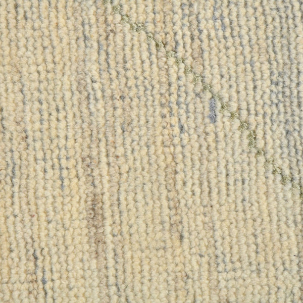 Amer Rugs Anna Modern Geometric Hand-knotted Area Rug In Luxurious New Zealand Wool For Timeless Elegance Ivory Wool, Viscose Ann81014