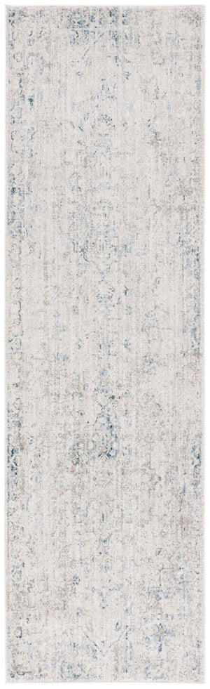 Safavieh Antique Patina 650 ANP650 Power Loomed Traditional Rug Grey / Blue ANP650F-28