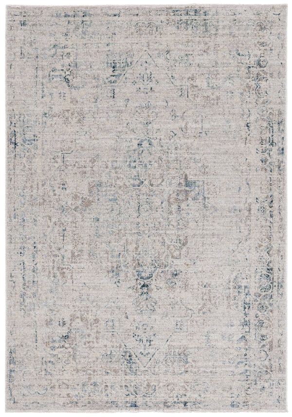 Safavieh Antique Patina 650 ANP650 Power Loomed Traditional Rug Grey / Blue ANP650F-5