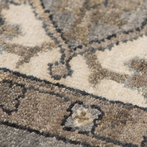 Amer Rugs Antiquity Hand-knotted Area Rug - Elegant Persian-inspired Design In Premium New Zealand Wool Gray Wool Anq111215