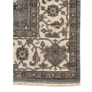 Amer Rugs Antiquity Hand-knotted Area Rug - Elegant Persian-inspired Design In Premium New Zealand Wool Gray Wool Anq111215
