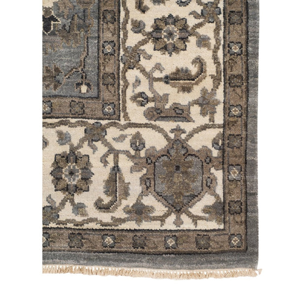 Amer Rugs Antiquity Hand-knotted Area Rug - Elegant Persian-inspired Design In Premium New Zealand Wool Gray Wool Anq111215