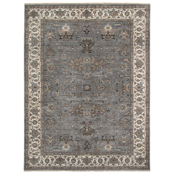 Amer Rugs Antiquity Hand-knotted Area Rug - Elegant Persian-inspired Design In Premium New Zealand Wool Gray Wool Anq111215