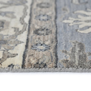 Amer Rugs Antiquity Hand-knotted Area Rug - Elegant Persian-inspired Design In Premium New Zealand Wool Gray Wool Anq111215