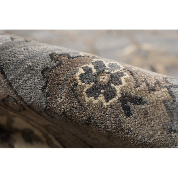 Amer Rugs Antiquity Hand-knotted Area Rug - Elegant Persian-inspired Design In Premium New Zealand Wool Gray Wool Anq111215