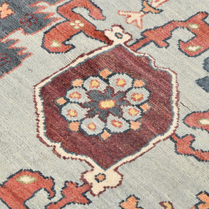 Amer Rugs Antiquity Hand-knotted Area Rug - Elegant Persian-inspired Design In Premium New Zealand Wool Sky Blue,Denim Wool Anq151215