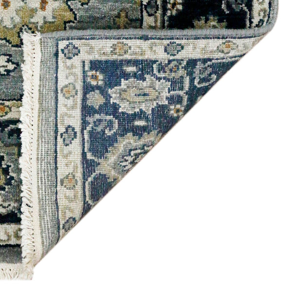 AMER Rugs Antiquity  ANQ-52 Hand-Knotted Handmade Raw Handspun New Zealand Wool Classic Persian Rug Fog 2'6" x 10'