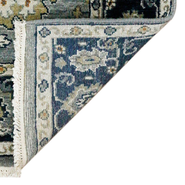 Amer Rugs Antiquity Hand-knotted Area Rug - Elegant Persian-inspired Design In Premium New Zealand Wool Fog Wool Anq520810