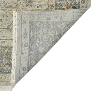 Amer Rugs Antiquity Hand-knotted Area Rug - Elegant Persian-inspired Design In Premium New Zealand Wool Ivory Wool Anq530912