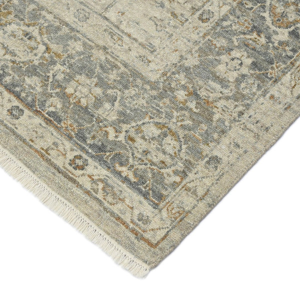 Amer Rugs Antiquity Hand-knotted Area Rug - Elegant Persian-inspired Design In Premium New Zealand Wool Ivory Wool Anq530912