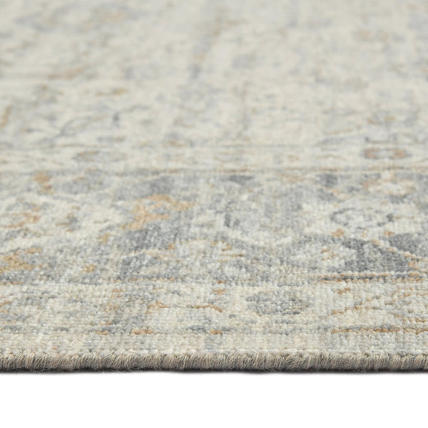 Amer Rugs Antiquity Hand-knotted Area Rug - Elegant Persian-inspired Design In Premium New Zealand Wool Ivory Wool Anq530912