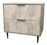 Moti Jaden 2-Drawer Nightstand ANS-004