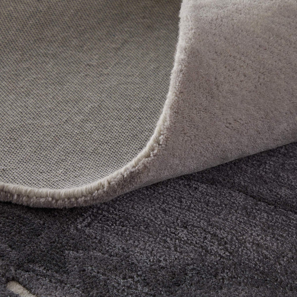 Feizy Rugs Anya Hand Tufted Wool Viscose Abstract Area Rug for Transitional Living Spaces ANY8885FGRYMLTJ00