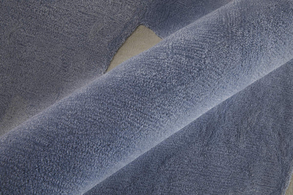 Feizy Rugs Anya Hand-Tufted Wool Viscose Abstract Area Rug Watercolor Blue Ivory Large Room ANY8887FBLU000J00