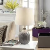 Loxley Gray Ceramic Table Lamp