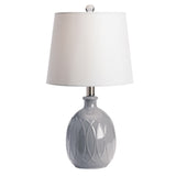 Loxley Gray Ceramic Table Lamp AP2088GRYSNG Evolution by Crestview Collection