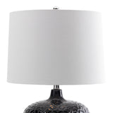 25" Navy Blue Ceramic Lamp AP2248 Evolution by Crestview Collection