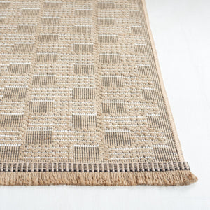 Safavieh Aspect 402 Power Loomed 50% Cotton, 47% Jute, 3% Polyester Natural Fiber Rug Natural / Ivory APE402B-8