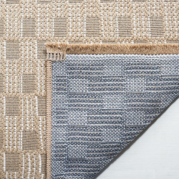 Safavieh Aspect 402 Power Loomed 50% Cotton, 47% Jute, 3% Polyester Natural Fiber Rug Natural / Ivory APE402B-8