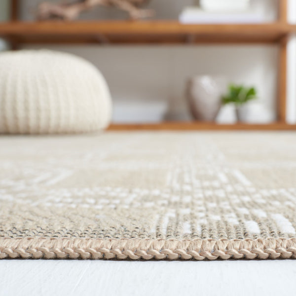 Safavieh Aspect 404 Power Loomed Natural Fiber Rug Natural / Ivory 5'-3" x 7'-6"